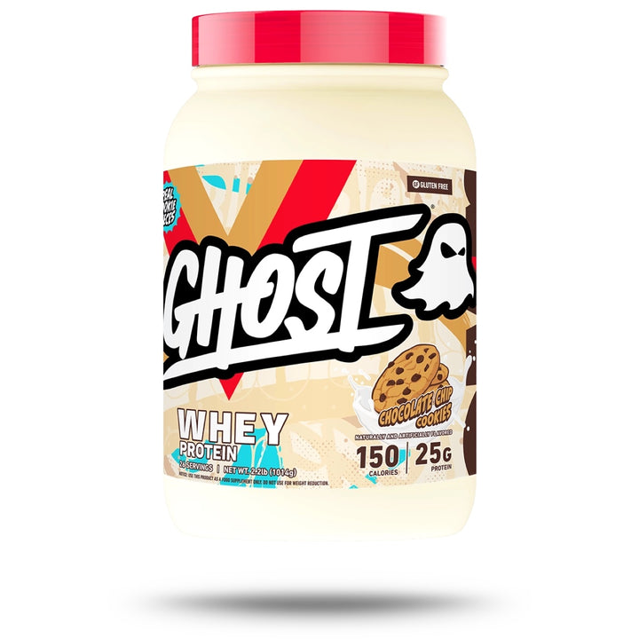 GHOST Whey Protein 2lbs Chocolate Chip Cookie – Bulldog Nutrition Canada