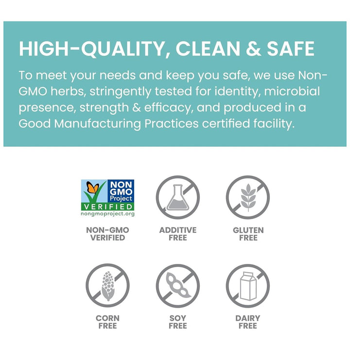 Himalaya LiverCare quality - Non-GMO verified, additive free, gluten free, cGMP facility