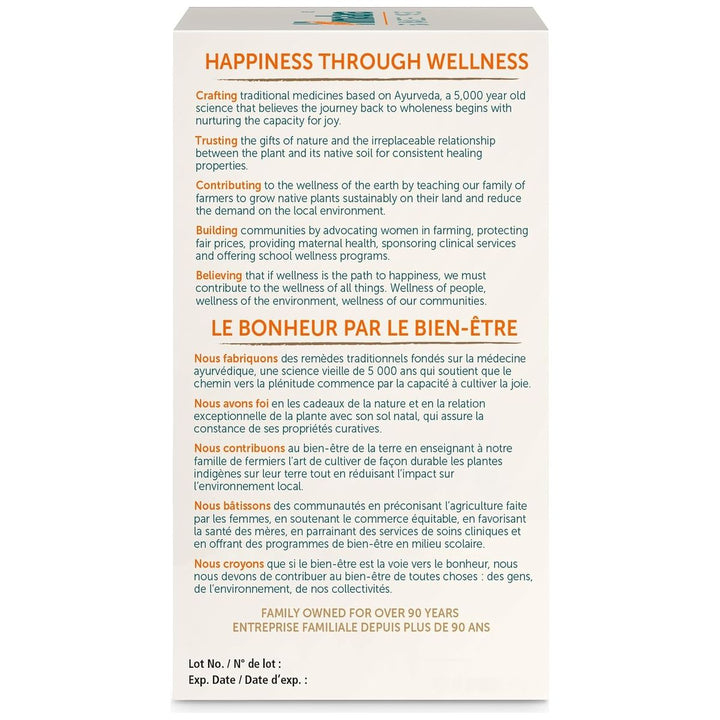 Himalaya Shilajit box back - Happiness Through Wellness