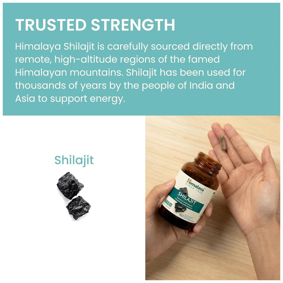 Himalaya Shilajit sourced from high-altitude Himalayan regions
