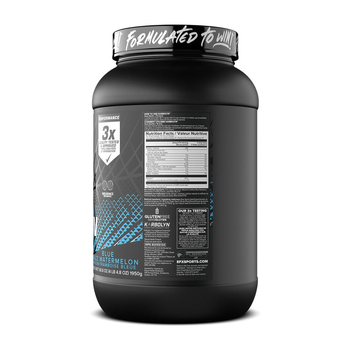 EFX Sports Karbolyn 4 Lbs Supplement Facts – Bulldog Nutrition