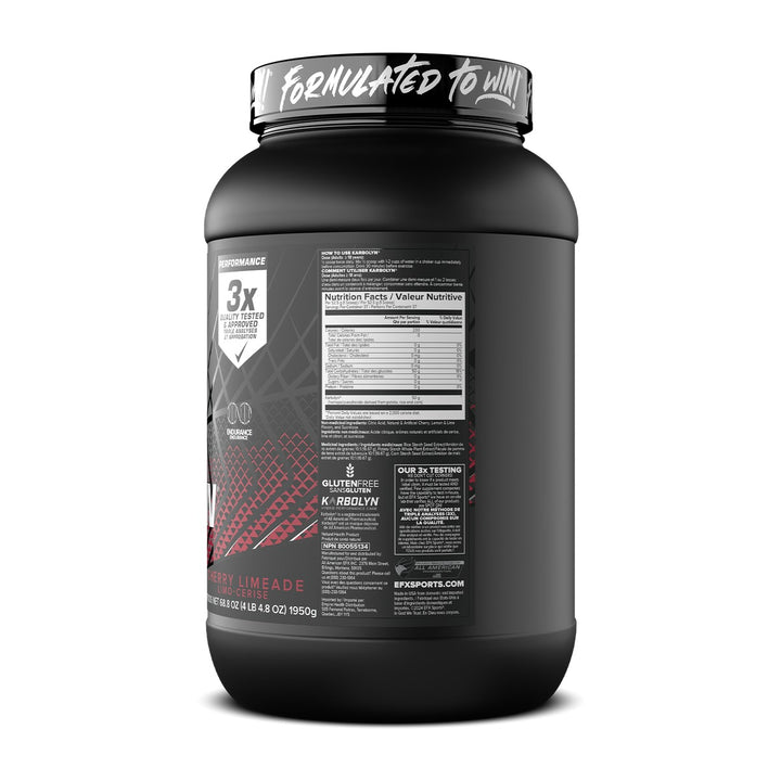 EFX Sports Karbolyn 4 Lbs Cherry Limeade – Bulldog Nutrition Canada