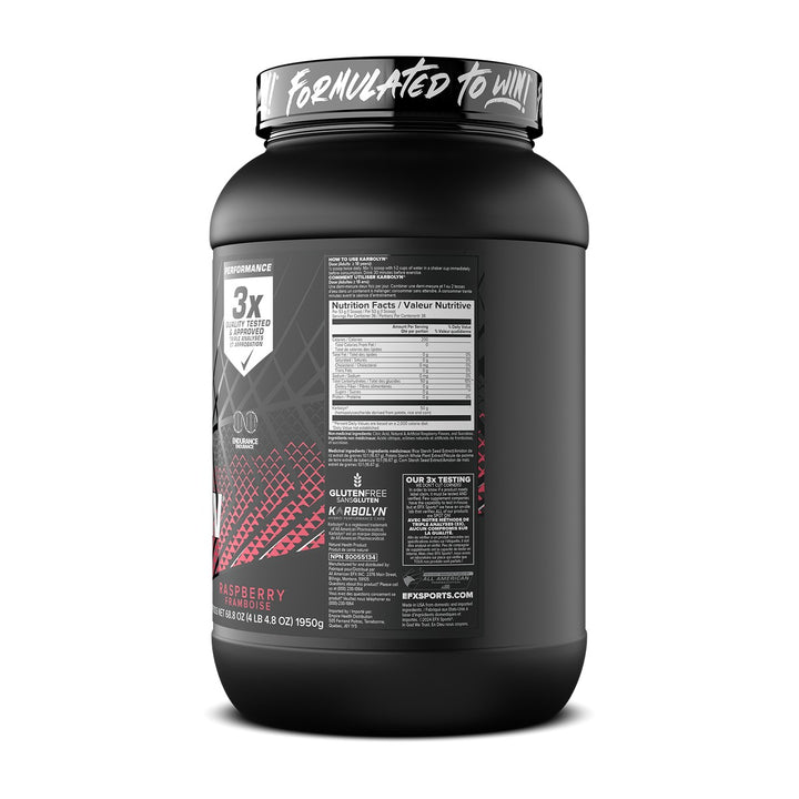EFX Sports Karbolyn 4 Lbs Supplement Facts – Bulldog Nutrition