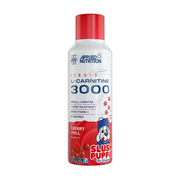 Applied Nutrition Liquid L-Carnitine 3000 Slush Puppie Cherry Chill bottle