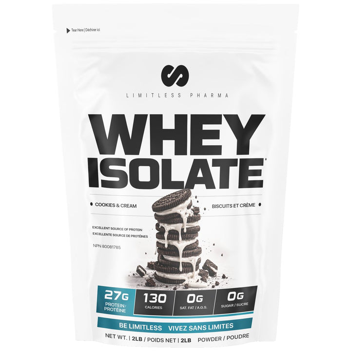 Limitless Pharma Whey Isolate 2lbs Cookies N&