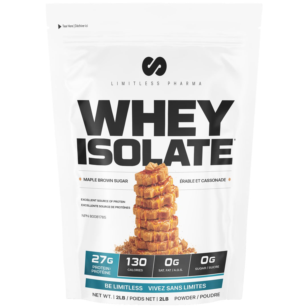 Limitless Pharma Whey Isolate 2lbs Maple Brown Sugar – Bulldog Nutrition Canada