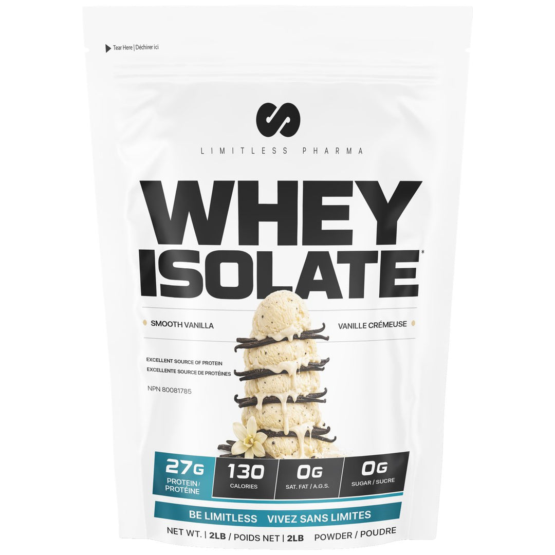 Limitless Pharma Whey Isolate 2lbs Smooth Vanilla – Bulldog Nutrition Canada