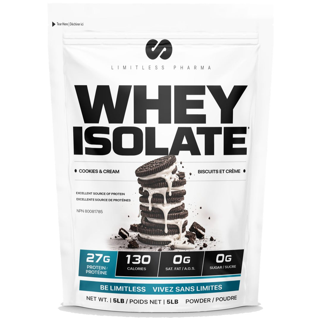 Limitless Pharma Whey Isolate 5lbs Cookies N' Cream – Bulldog Nutrition Canada