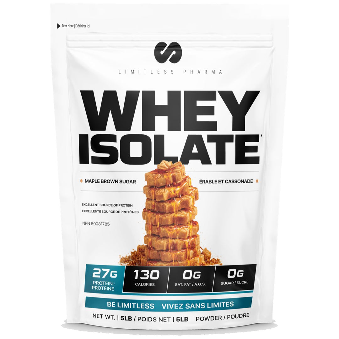 Limitless Pharma Whey Isolate 5lbs Maple Brown Sugar – Bulldog Nutrition Canada