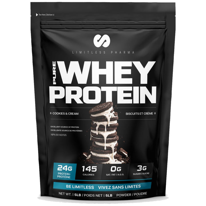 Limitless Pharma Whey Protein 5lbs Cookies N&