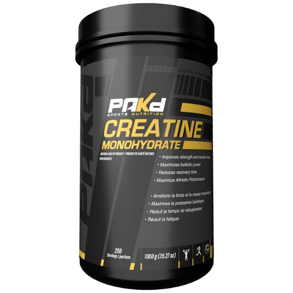 Pakd Sports Nutrition Creatine Monohydrate 1000g