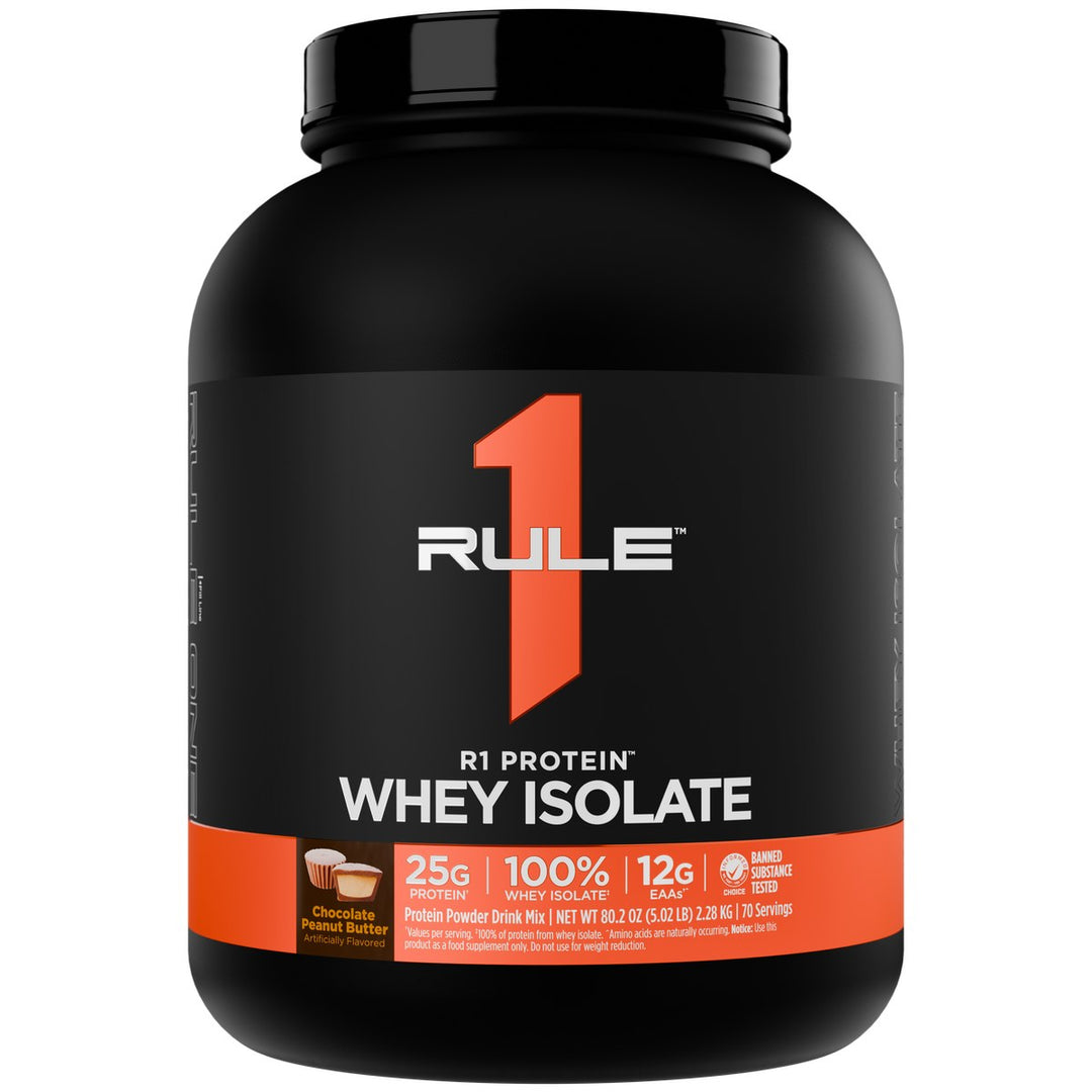 Rule1 Whey Isolate Protein 5lbs Chocolate Peanut Butter – Bulldog Nutrition Canada