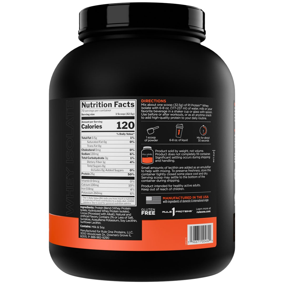 Rule1 Whey Isolate Protein 5lbs Chocolate Peanut Butter – Bulldog Nutrition Canada