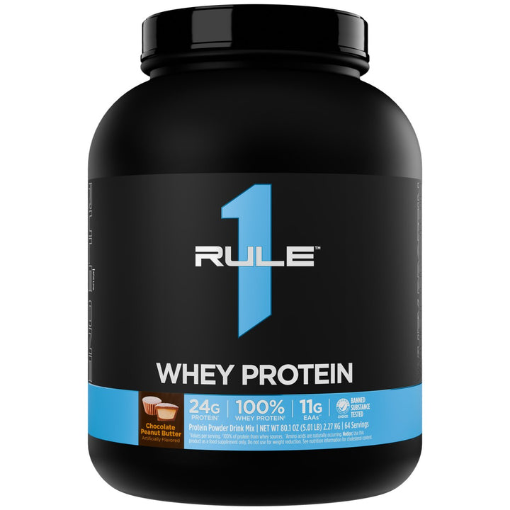 Rule1 Whey Blend Protein 5lbs Chocolate Peanut Butter – Bulldog Nutrition Canada
