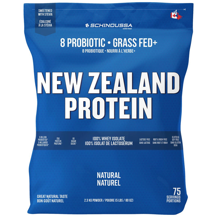 Schinoussa Probiotic Whey Protein Isolate 5lbs Natural – Bulldog Nutrition Canada