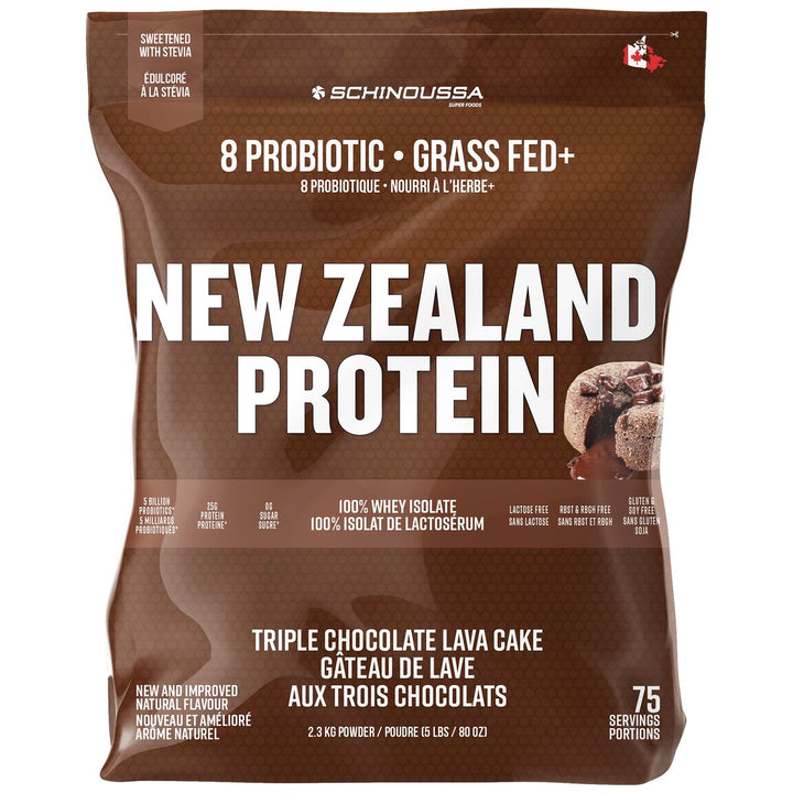 Schinoussa Probiotic Whey Protein Isolate 5lbs Triple Chocolate Lava Cake – Bulldog Nutrition Canada