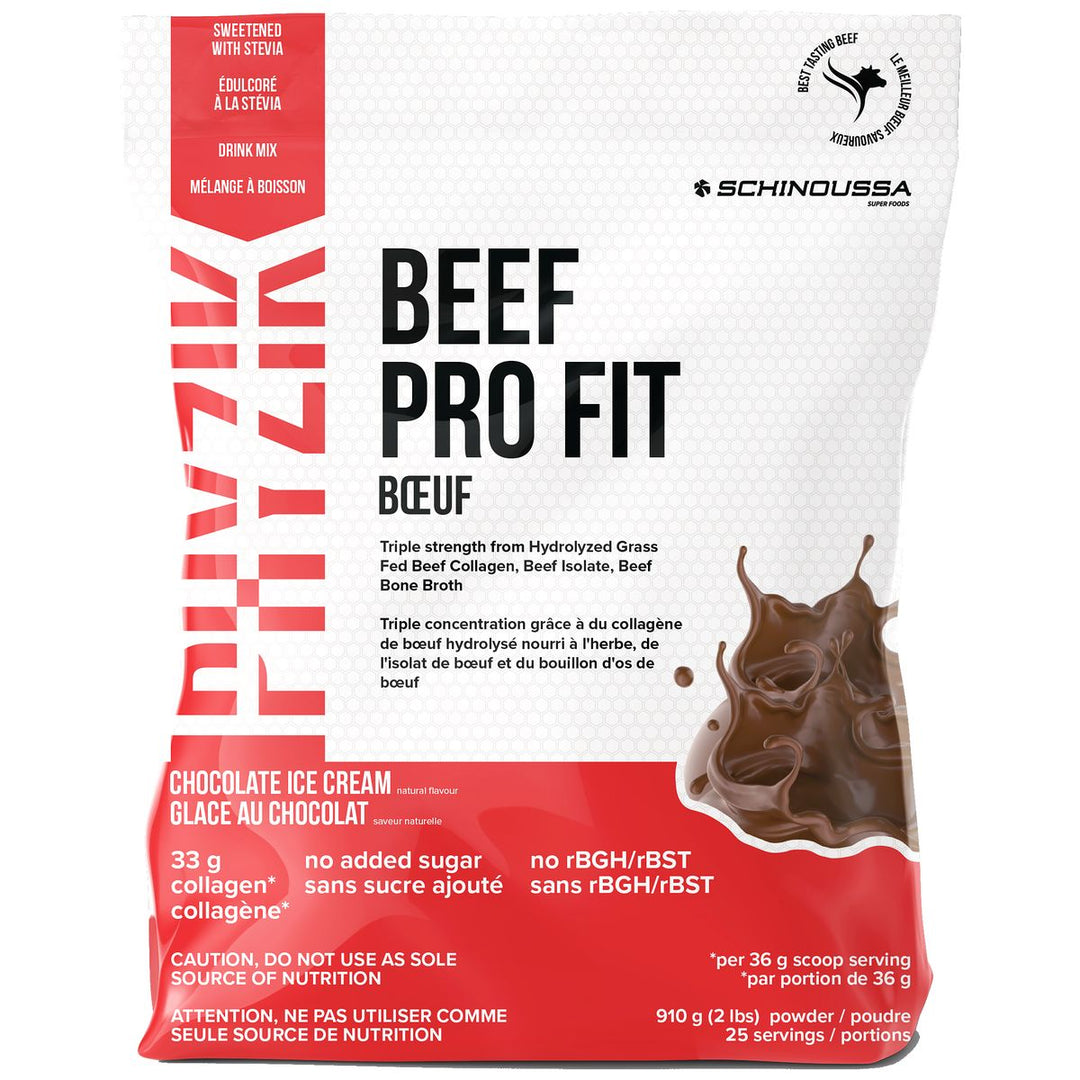 Schinoussa Phyzik Beef Pro Fit 2lbs Chocolate Ice Cream – Bulldog Nutrition Canada