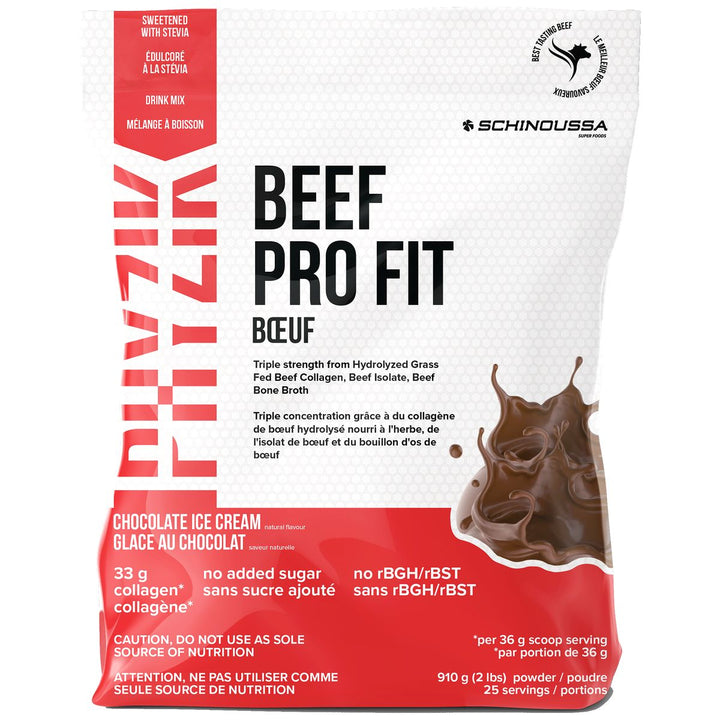 Schinoussa Phyzik Beef Pro Fit 2lbs Chocolate Ice Cream – Bulldog Nutrition Canada