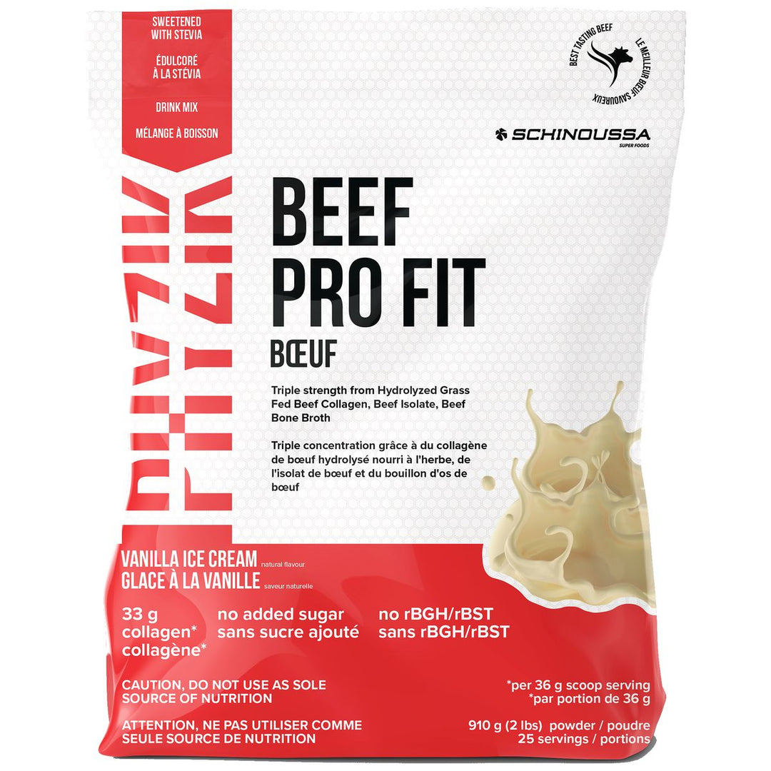 Schinoussa Phyzik Beef Pro Fit 2lbs Vanilla Ice Cream – Bulldog Nutrition Canada