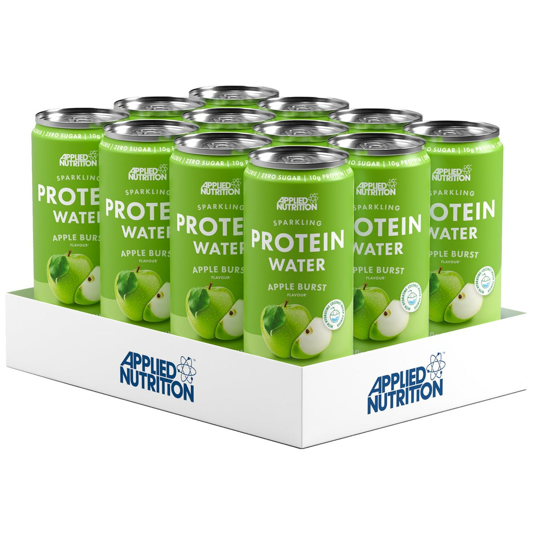 Applied Nutrition Sparkling Protein Water case 12 cans Apple Burst