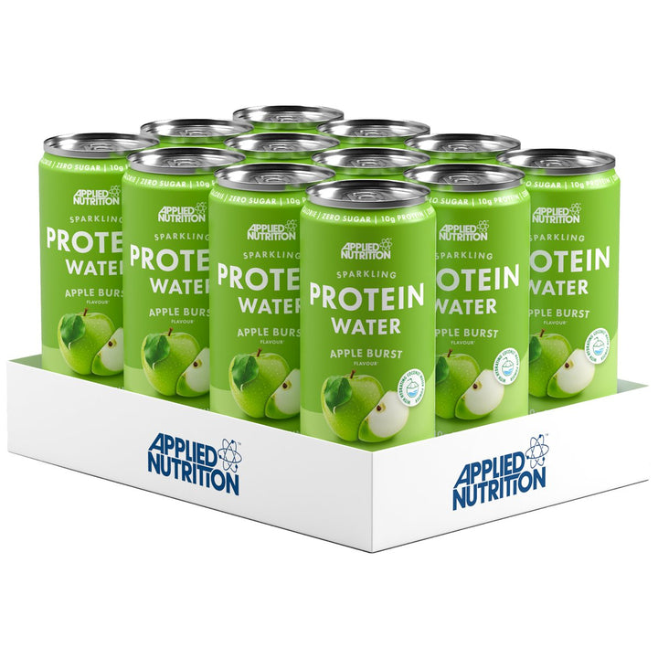 Applied Nutrition Sparkling Protein Water case 12 cans Apple Burst