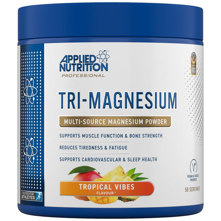 Applied Nutrition Tri-Magnesium 50 servings Tropical Vibes tub