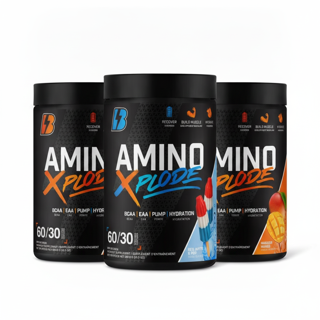 BULL Nutrition Amino Xplode EAA + Hydration (2-Pack Bundle)