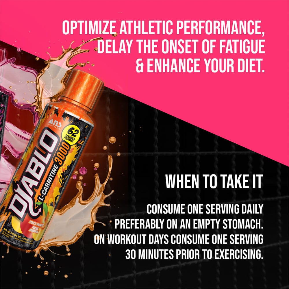 ANS Diablo Liquid Carnitine 3000mg | Highest Dosed Liquid Carnitine