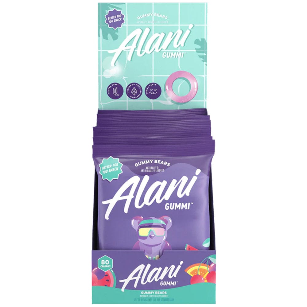 Alani Nu Gummi Gummy Bears and Smoothie Gummy Rings Snacks