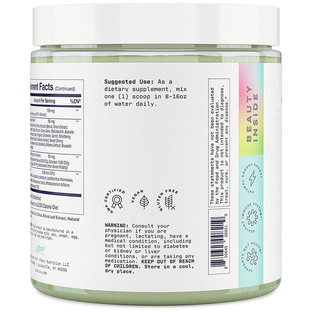 Alani Nu Super Greens, 30 servings | Alani Nu Supplements Canada
