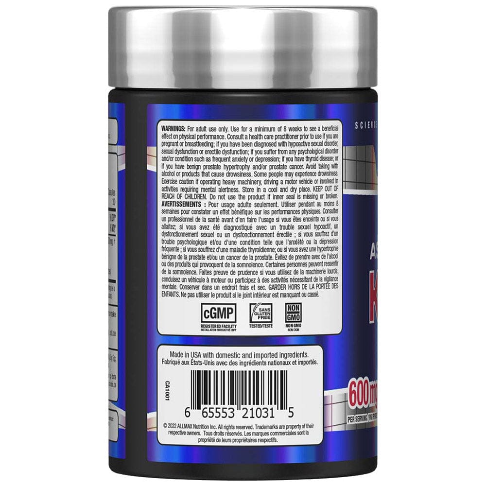 Allmax KSM-66 , 60caps | Ashwagandha Boost Energy Supplement