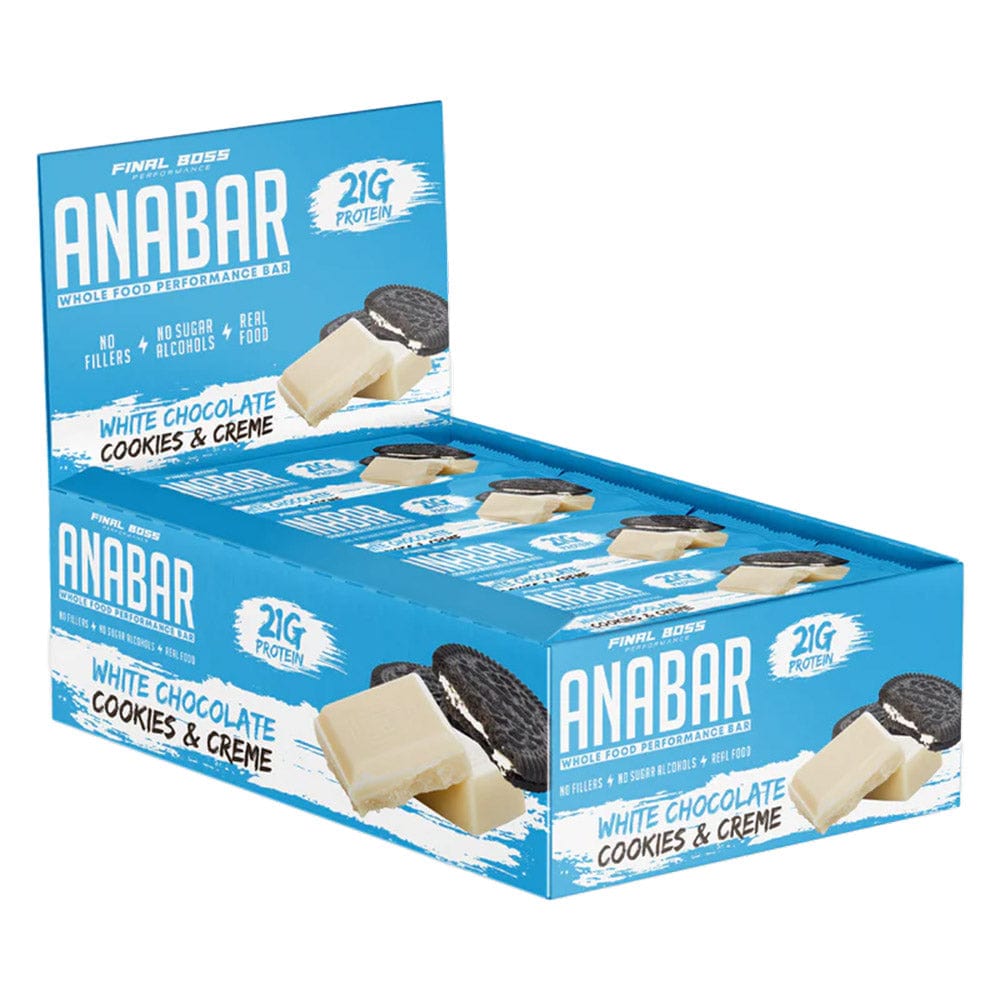 Anabar Whole Food Protein Bars 12/bars | Final Boss Performance Supps