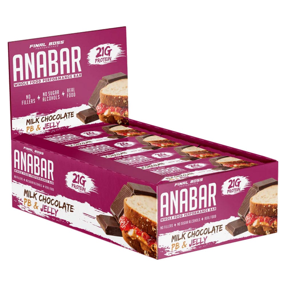 Anabar Whole Food Protein Bars 12/bars | Final Boss Performance Supps