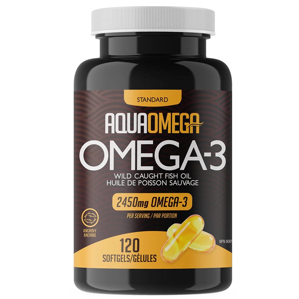 AquaOmega Standard Omega-3, 120softgels