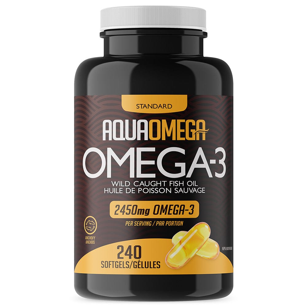 AquaOmega Standard Omega-3, 240softgels