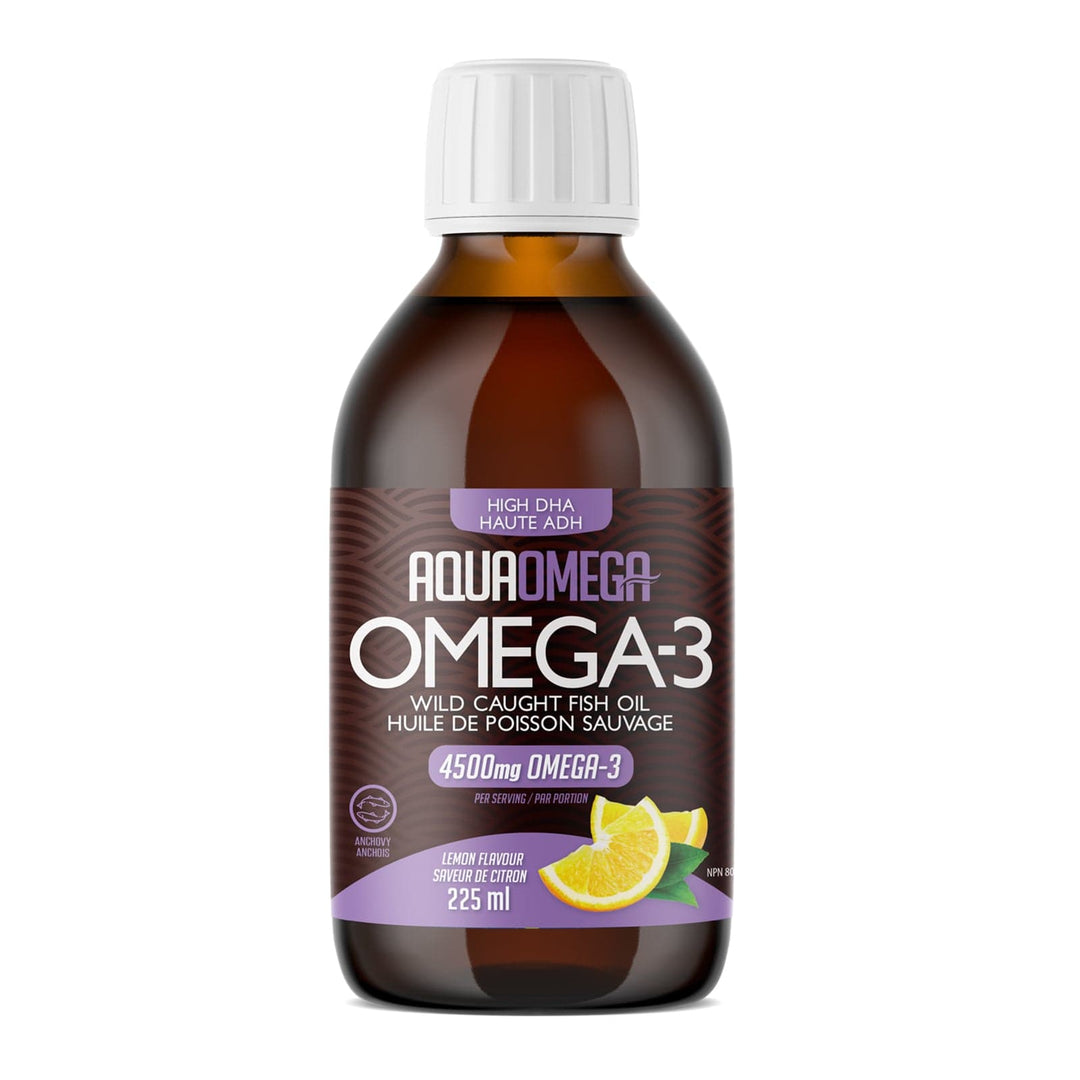AquaOmega High DHA Omega-3 225ml