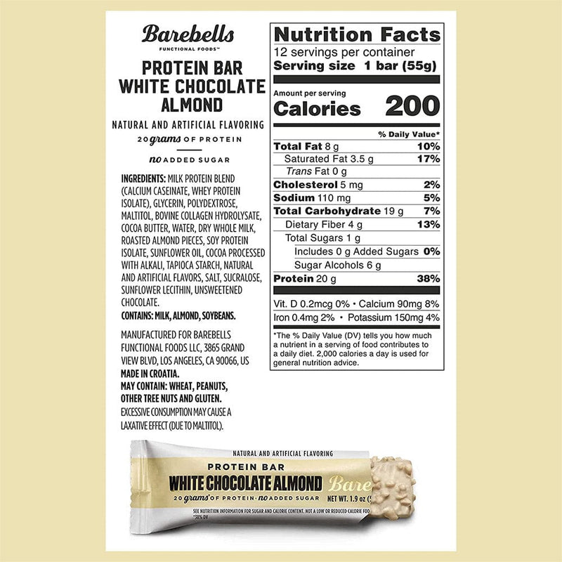 Barebells Protein Bars 12 bars Great Tasting Protein Bars barebells-protein-bars-12-bars-great-tasting-protein-bars