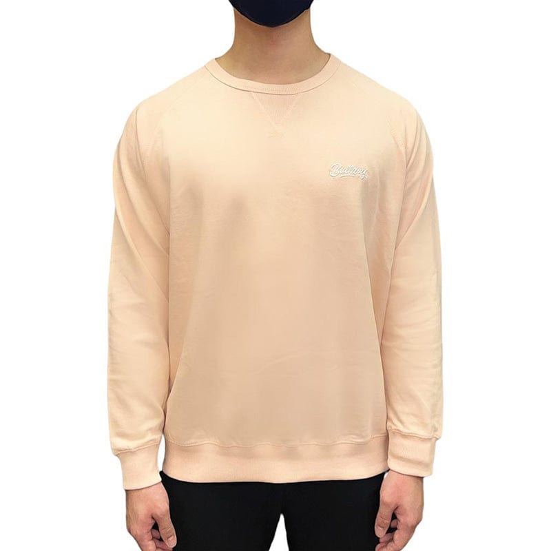 Bulldog Unisex French Terry Crewneck (Nude Pink)