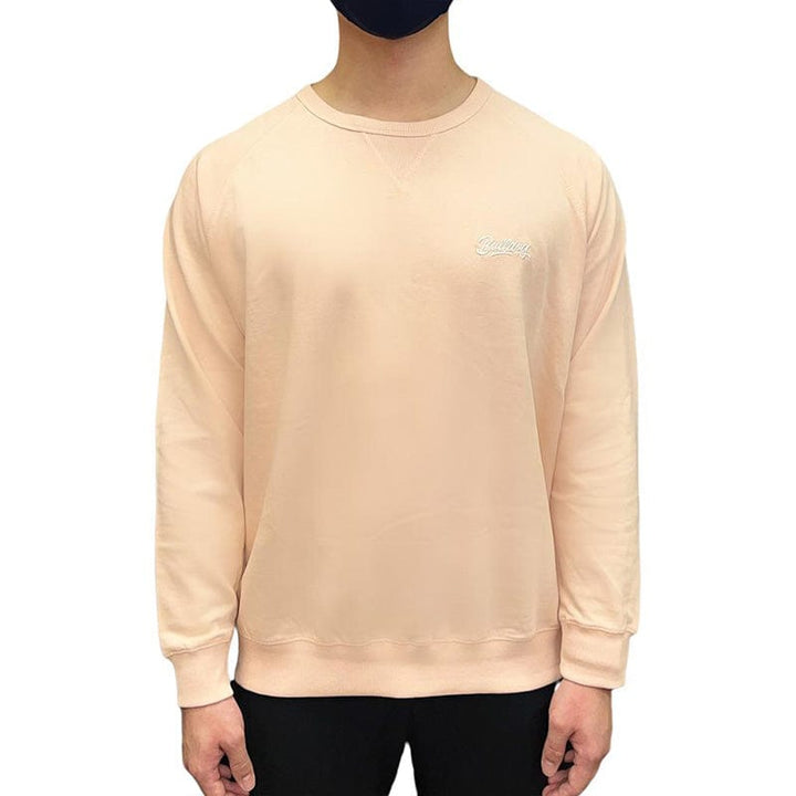 Bulldog Unisex French Terry Crewneck (Nude Pink)