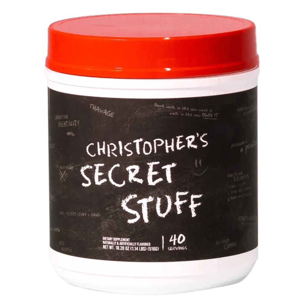 CBUM Christopher's Secret Stuff Pre Workout Limited Flavor Offer