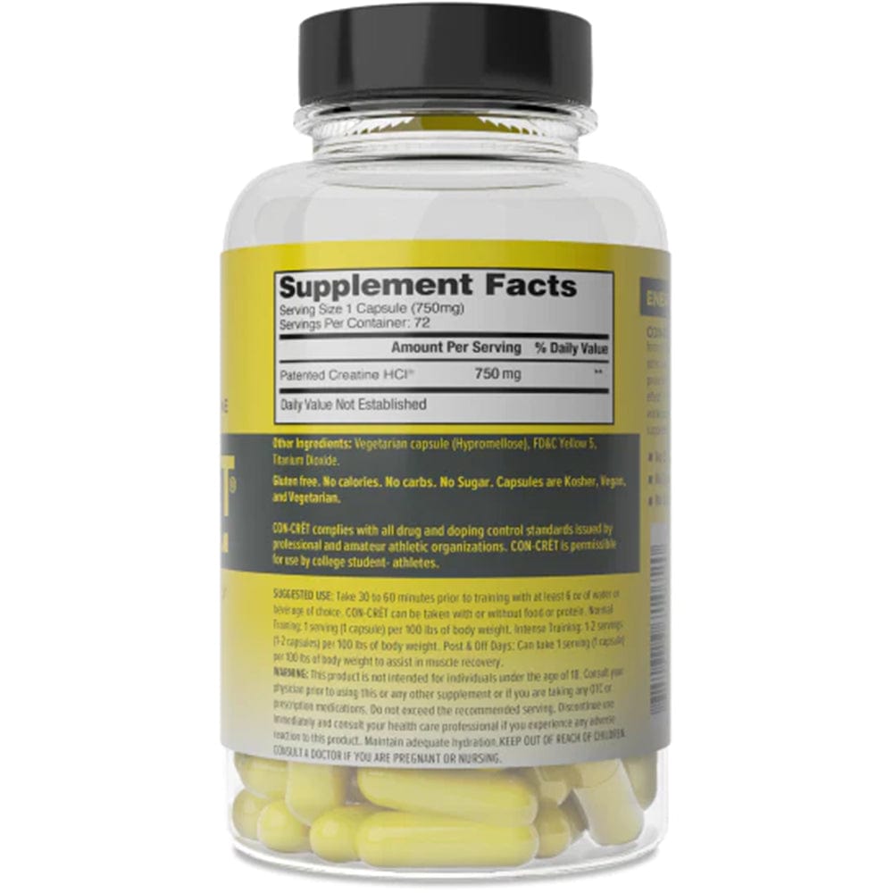 CON-CRET Creatine HCL 72caps