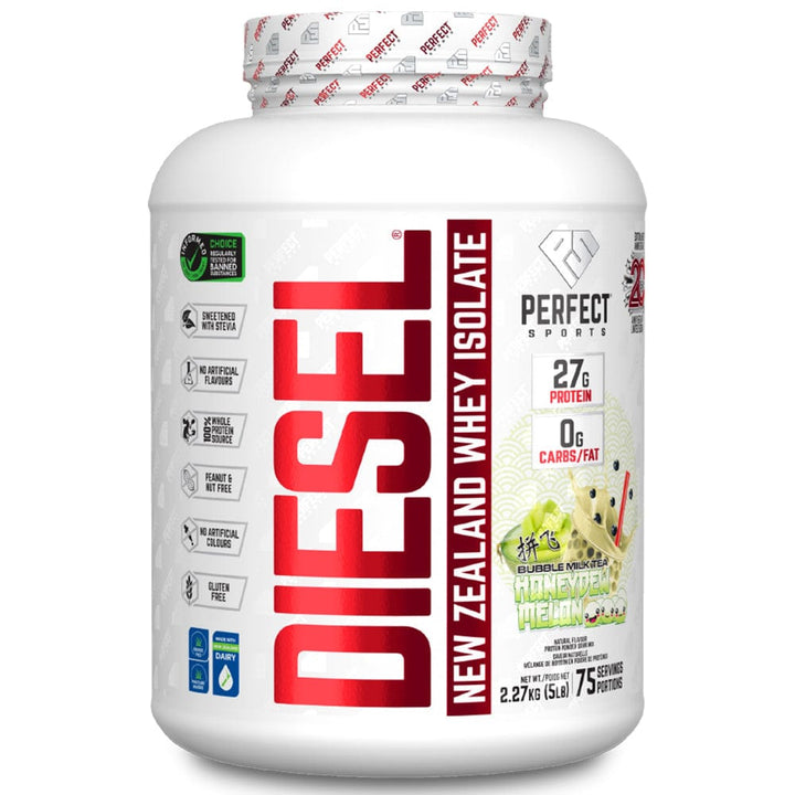 Perfect Sports Diesel Grass Fed New Zealand Whey Isolate Protein 5lbs