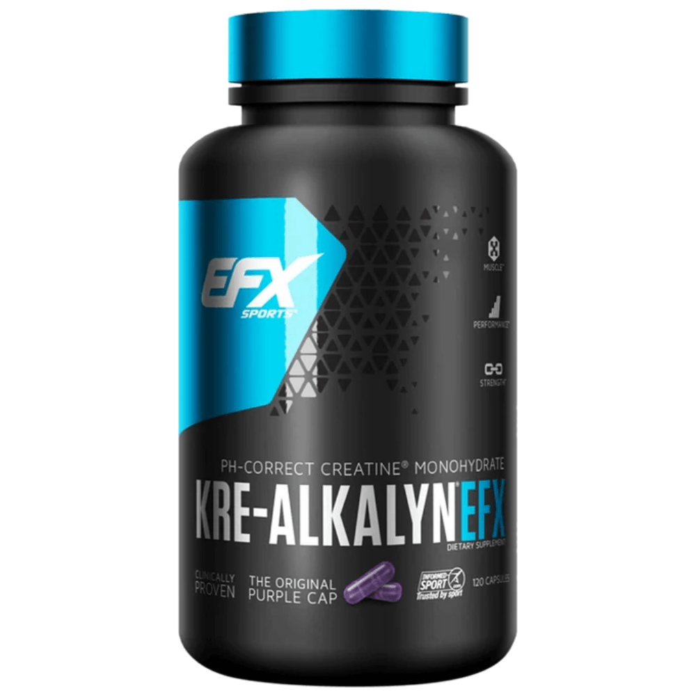 EFX Sports Kre-Alkalyn Creatine 120 caps | How To Take Creatine