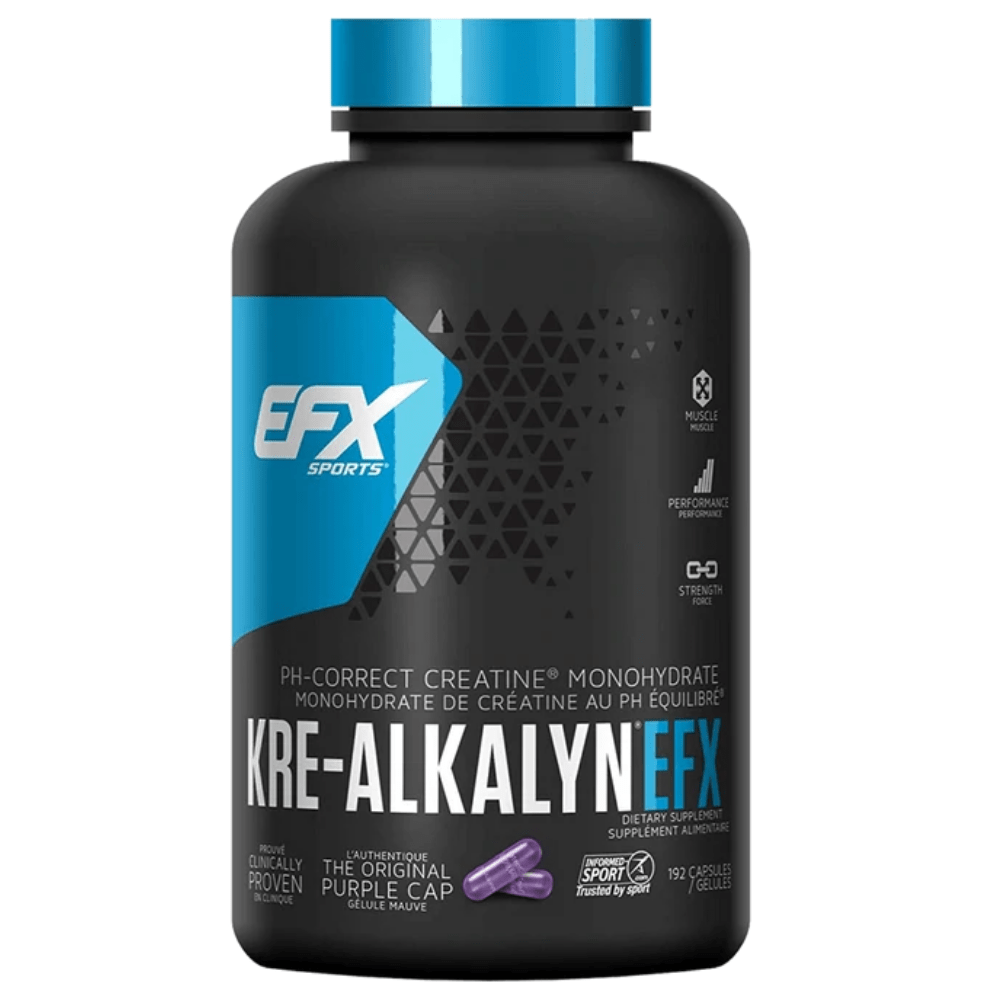 EFX Sports Kre-Alkalyn Buffered Creatine 192 caps | Best Creatine