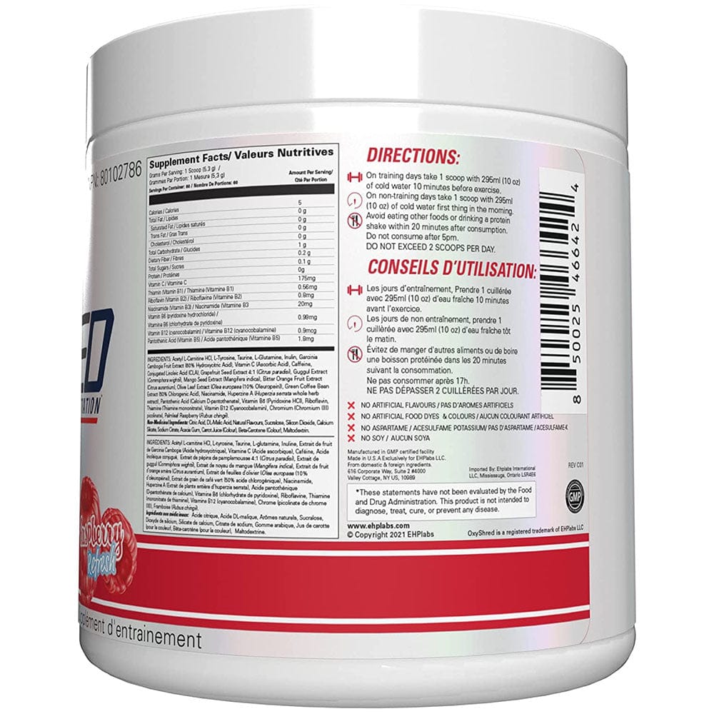 EHP Labs OxyShred, 60 serve