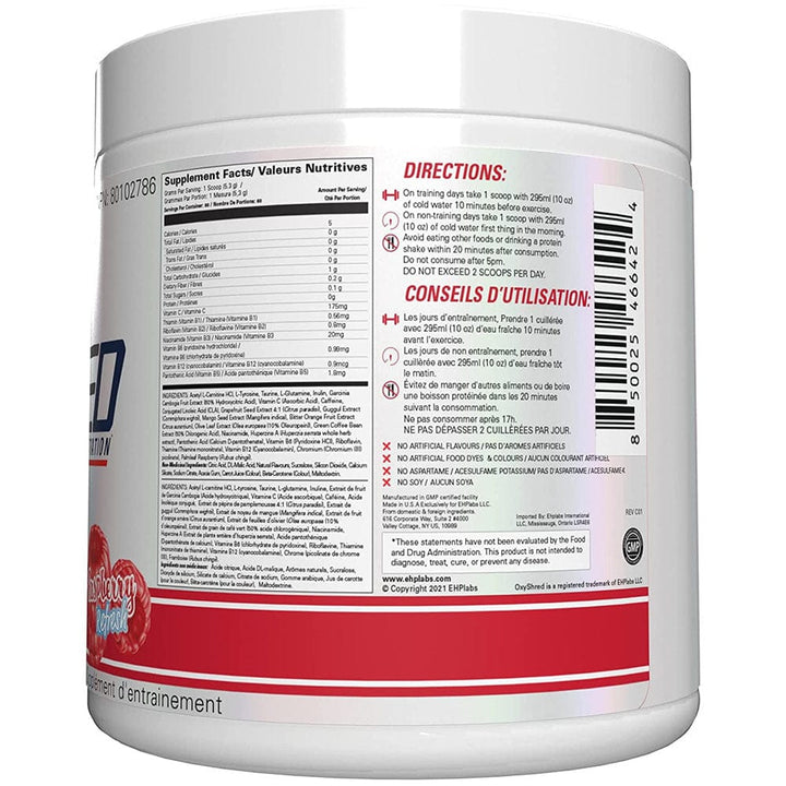 EHP Labs OxyShred, 60 serve