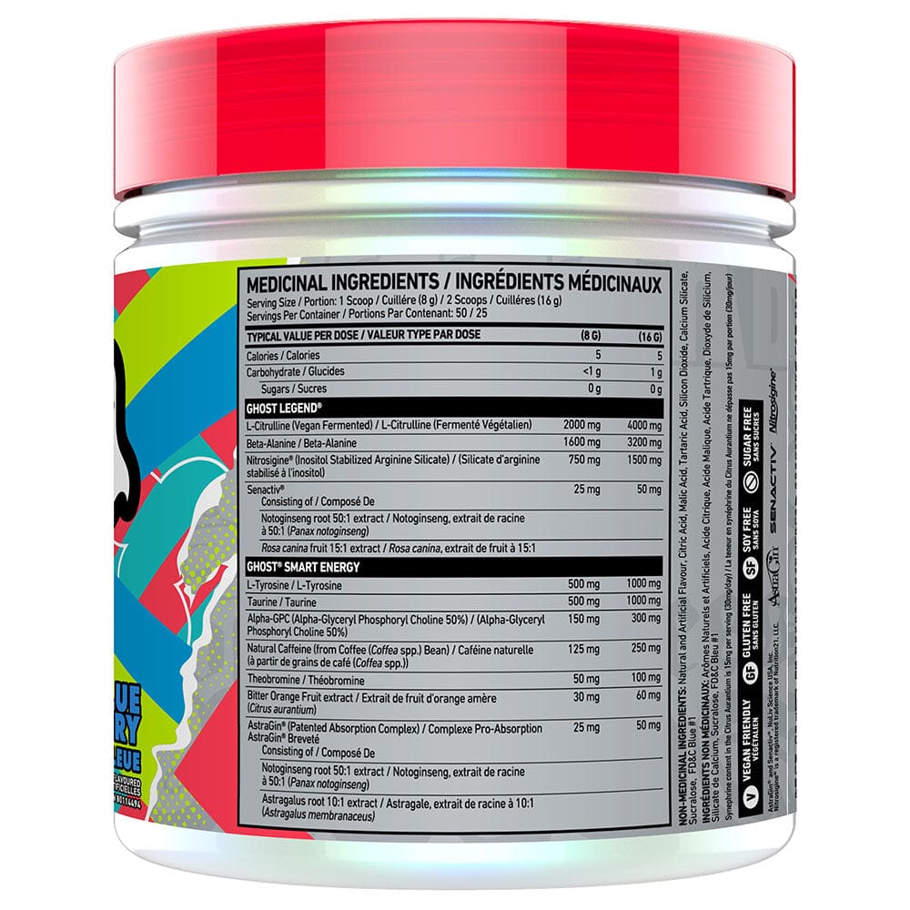 GHOST Lifestyle Legend, 30 servings | Ghost Pre Workout Supplement