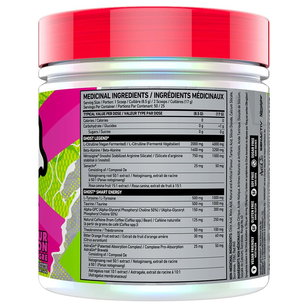 GHOST Lifestyle Legend, 30 servings | Ghost Pre Workout Supplement