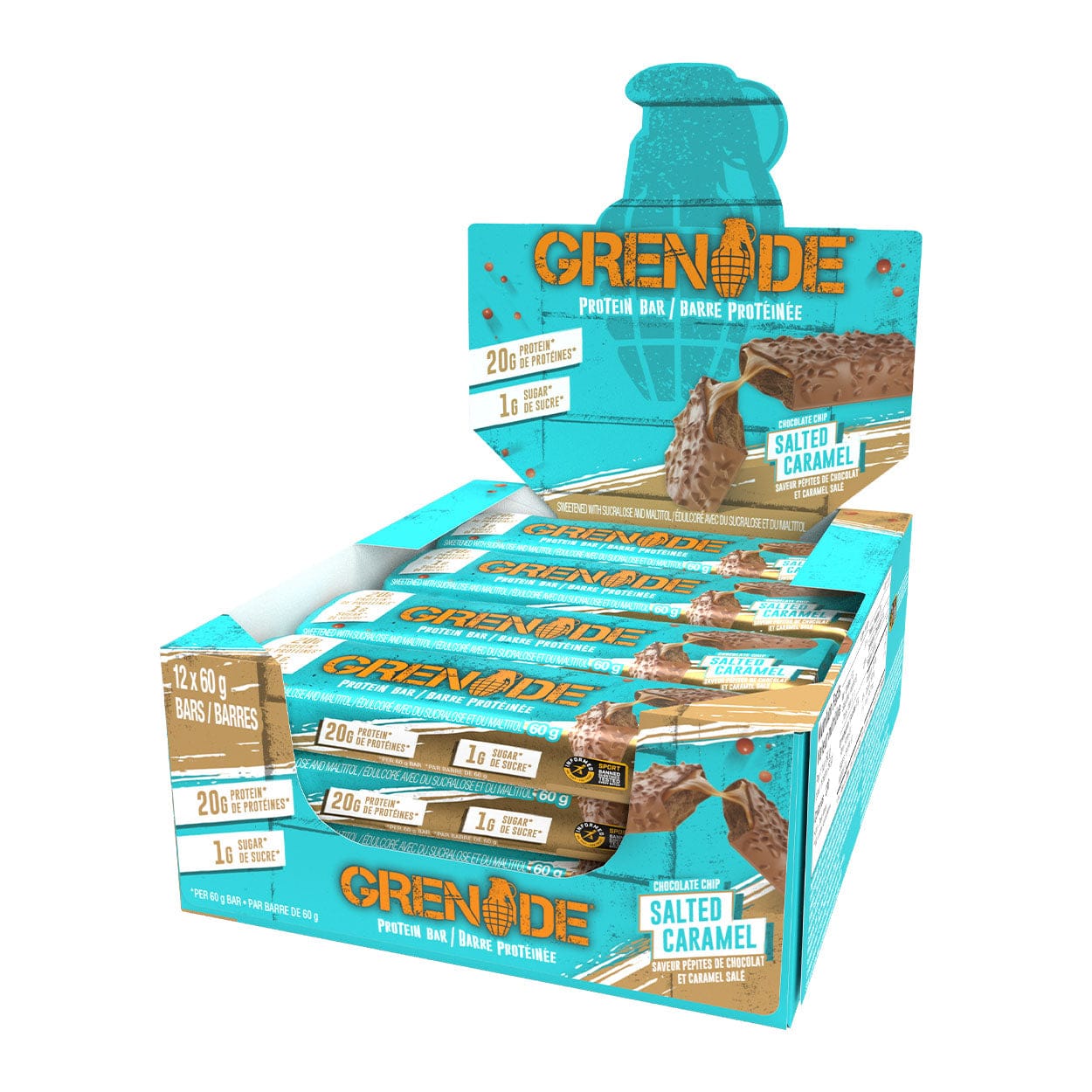 Grenade Protein Bars, 12/box | Best High Protein Bar Supplements