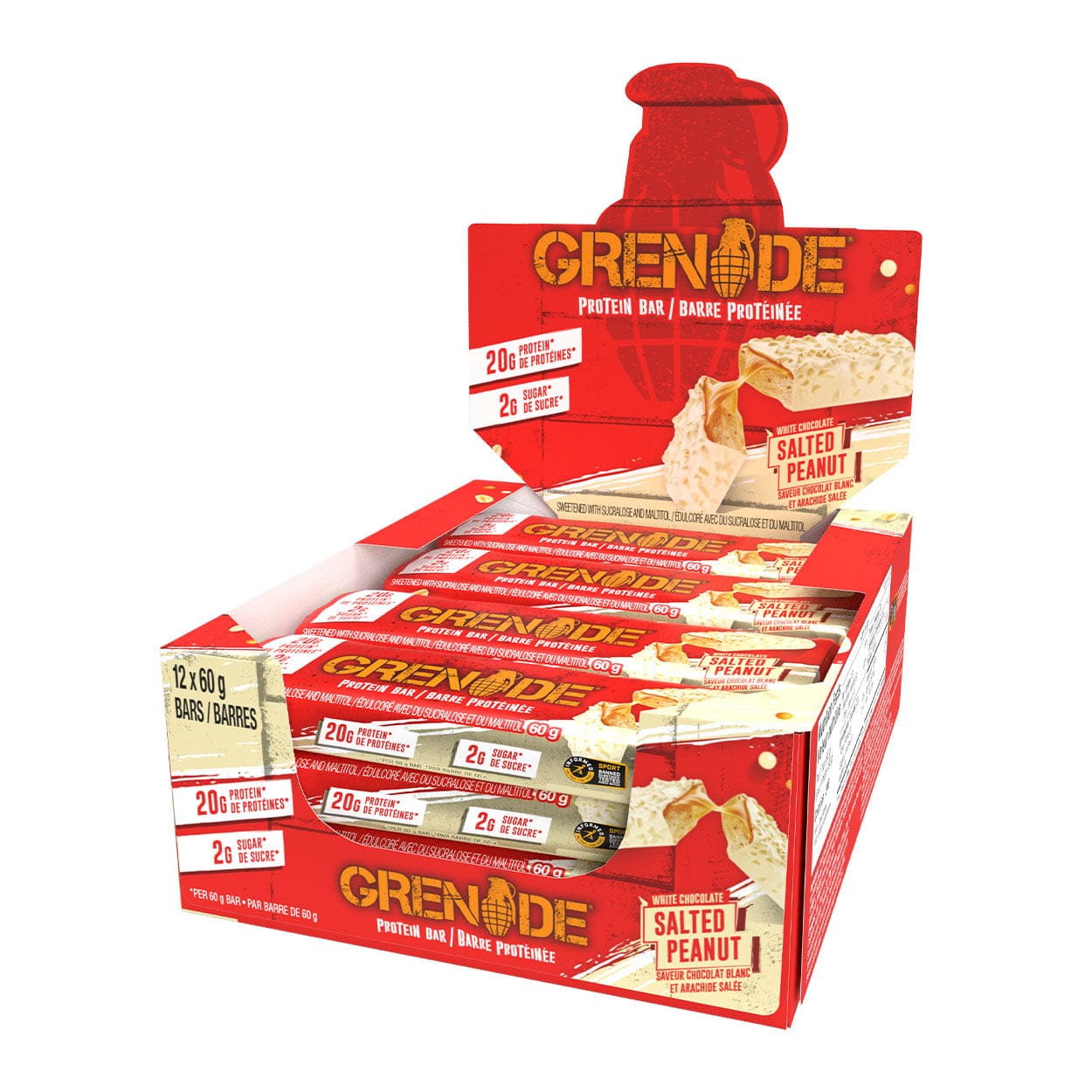 Grenade Protein Bars, 12/box | Best High Protein Bar Supplements